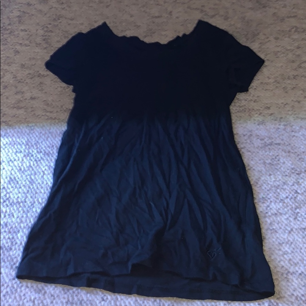 •10 in girls •justice all black tshirt